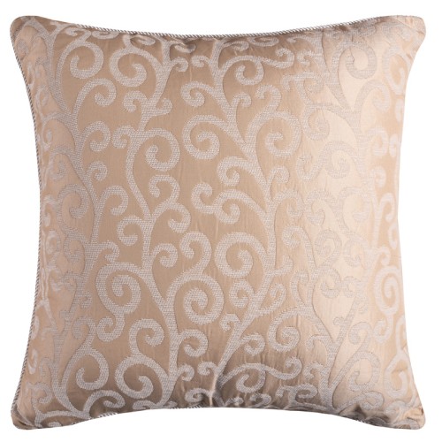 Διακοσμητική Μαξιλαροθήκη Φιγούρας (65x65) Newhome 602 κλαδί oyster