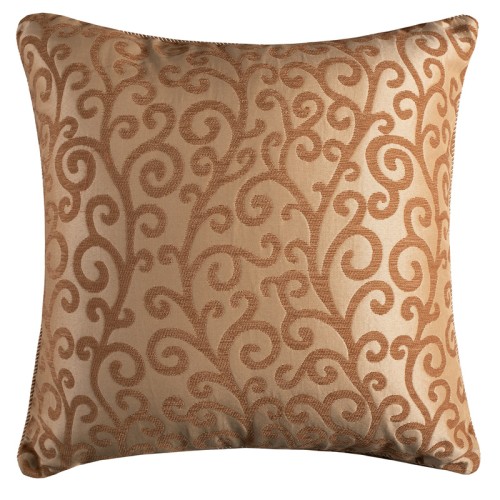 Διακοσμητική Μαξιλαροθήκη Φιγούρας (65x65) Newhome 602 κλαδί χρυσό