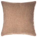 Διακοσμητική Μαξιλαροθήκη (45x45) Μονόχρωμη Ψάθα Newhome 9925 Άμμος
