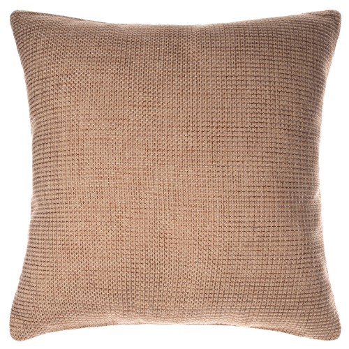 Διακοσμητική Μαξιλαροθήκη (45x45) Μονόχρωμη Ψάθα Newhome 9925 Άμμος