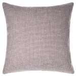 Διακοσμητική Μαξιλαροθήκη (45x45) Μονόχρωμη Ψάθα Newhome 9925 Γκρι