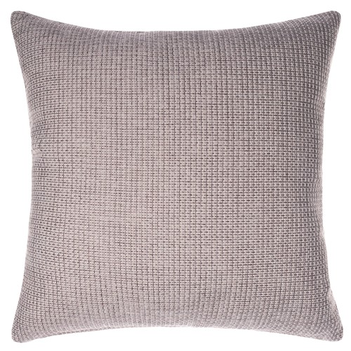 Διακοσμητική Μαξιλαροθήκη (45x45) Μονόχρωμη Ψάθα Newhome 9925 Γκρι