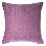 Διακοσμητική Μαξιλαροθήκη (45x45) Μονόχρωμη Ψάθα Newhome 9925 Λιλά