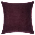 Διακοσμητική Μαξιλαροθήκη (45x45) Μονόχρωμη Ψάθα Newhome 9925 Μελιτζανί