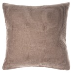 Διακοσμητική Μαξιλαροθήκη (45x45) Μονόχρωμη Ψάθα Newhome 9925 Σπαγγί