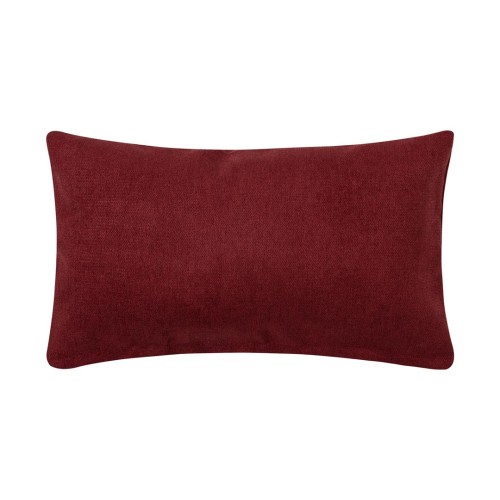 Διακοσμητική Μαξιλαροθήκη Φιγούρας (30x50) Μονόχρωμη Newhome A802 μπορντό