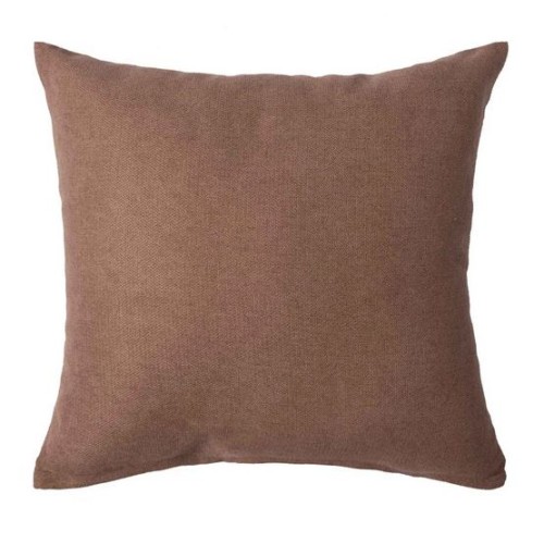 Διακοσμητική Μαξιλαροθήκη Φιγούρας (45x45) Μονόχρωμη Newhome A802 κάμελ