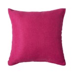Διακοσμητική Μαξιλαροθήκη Φιγούρας (65x65) Μονόχρωμη Newhome A802 φούξια