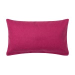 Διακοσμητική Μαξιλαροθήκη Φιγούρας (30x50) Μονόχρωμη Newhome A802 φούξια