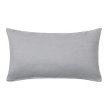 Διακοσμητική Μαξιλαροθήκη Φιγούρας (30x50) Μονόχρωμη Newhome A802 ανοικτό γκρι