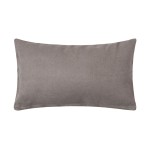 Διακοσμητική Μαξιλαροθήκη Φιγούρας (30x50) Μονόχρωμη Newhome A802 γκρι σκούρο
