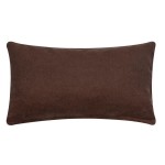 Διακοσμητική Μαξιλαροθήκη Φιγούρας (30x50) Μονόχρωμη Newhome A802 καφέ