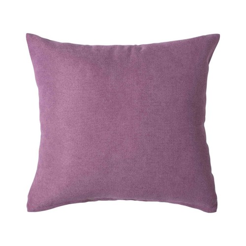 Διακοσμητική Μαξιλαροθήκη Φιγούρας (45x45) Μονόχρωμη Newhome A802 μωβ