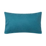 Διακοσμητική Μαξιλαροθήκη Φιγούρας (30x50) Μονόχρωμη Newhome A802 πετρόλ