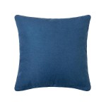 Διακοσμητική Μαξιλαροθήκη Φιγούρας (65x65) Μονόχρωμη Newhome A802 μπλε ραφ