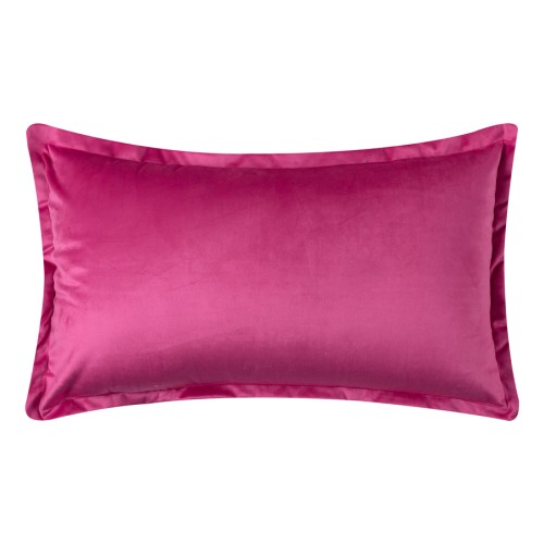 Μαξιλαροθήκη Βελούδινη Φιγούρας (35x60) Mονόχρωμη Newhome A804 Φούξια