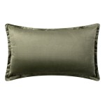 Μαξιλαροθήκη Βελούδινη Φιγούρας (35x60) Mονόχρωμη Newhome A804 Λαδί