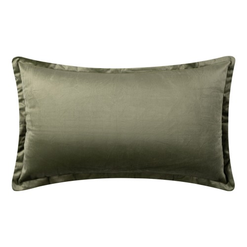 Μαξιλαροθήκη Βελούδινη Φιγούρας (35x60) Mονόχρωμη Newhome A804 Λαδί