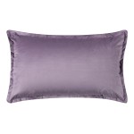 Μαξιλαροθήκη Βελούδινη Φιγούρας (35x60) Mονόχρωμη Newhome A804 Λιλά