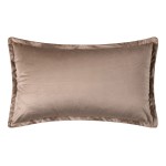 Μαξιλαροθήκη Βελούδινη Φιγούρας (35x60) Mονόχρωμη Newhome A804 Μπεζ