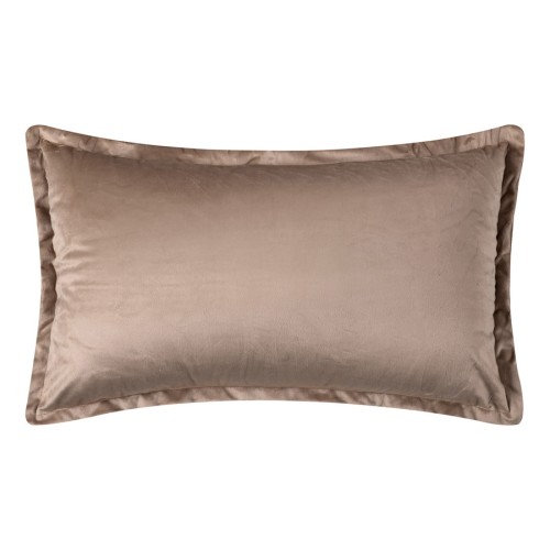 Μαξιλαροθήκη Βελούδινη Φιγούρας (35x60) Mονόχρωμη Newhome A804 Μπεζ