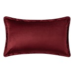 Μαξιλαροθήκη Βελούδινη Φιγούρας (35x60) Mονόχρωμη Newhome A804 Μπορντώ