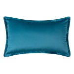 Μαξιλαροθήκη Βελούδινη Φιγούρας (35x60) Mονόχρωμη Newhome A804 Πετρόλ