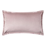 Μαξιλαροθήκη Βελούδινη Φιγούρας (35x60) Mονόχρωμη Newhome A804 Πούδρα