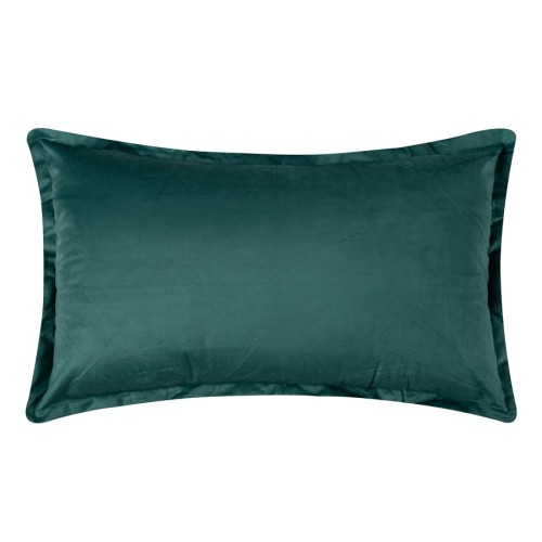 Μαξιλαροθήκη Βελούδινη Φιγούρας (35x60) Mονόχρωμη Newhome A804 Πράσινο
