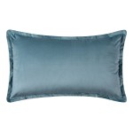 Μαξιλαροθήκη Βελούδινη Φιγούρας (35x60) Mονόχρωμη Newhome A804 Σιέλ