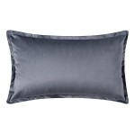 Μαξιλαροθήκη Βελούδινη Φιγούρας (35x60) Mονόχρωμη Newhome A804 Σκούρο Γκρι