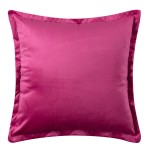 Μαξιλαροθήκη Βελούδινη Φιγούρας (45x45) Mονόχρωμη Newhome A804 Φούξια