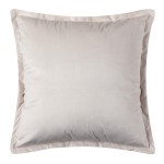 Μαξιλαροθήκη Βελούδινη Φιγούρας (45x45) Mονόχρωμη Newhome A804 Ivory