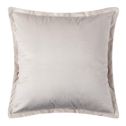 Μαξιλαροθήκη Βελούδινη Φιγούρας (45x45) Mονόχρωμη Newhome A804 Ivory