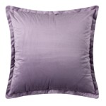 Μαξιλαροθήκη Βελούδινη Φιγούρας (45x45) Mονόχρωμη Newhome A804 Λιλά