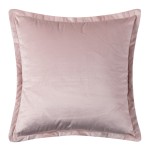 Μαξιλαροθήκη Βελούδινη Φιγούρας (45x45) Mονόχρωμη Newhome A804 Πούδρα