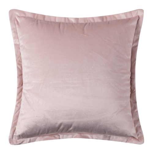 Μαξιλαροθήκη Βελούδινη Φιγούρας (45x45) Mονόχρωμη Newhome A804 Πούδρα