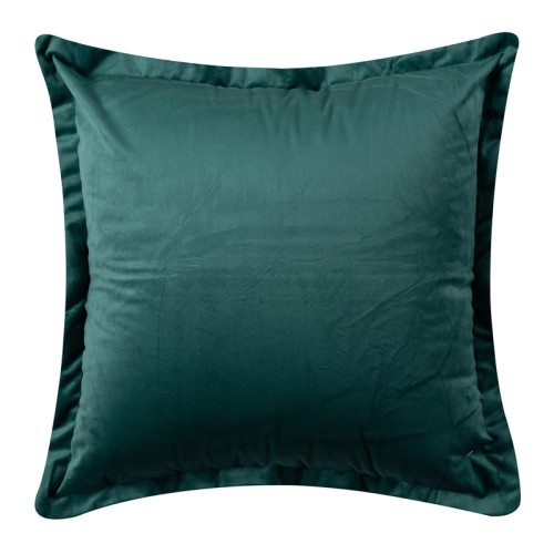 Μαξιλαροθήκη Βελούδινη Φιγούρας (65x65) Mονόχρωμη Newhome A804 Πράσινο