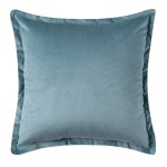 Μαξιλαροθήκη Βελούδινη Φιγούρας (45x45) Mονόχρωμη Newhome A804 Σιέλ