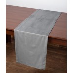 Τραβέρσα Βελούδινη (40x160) Mονόχρωμη Newhome A804 Ανοιχτό Γκρι