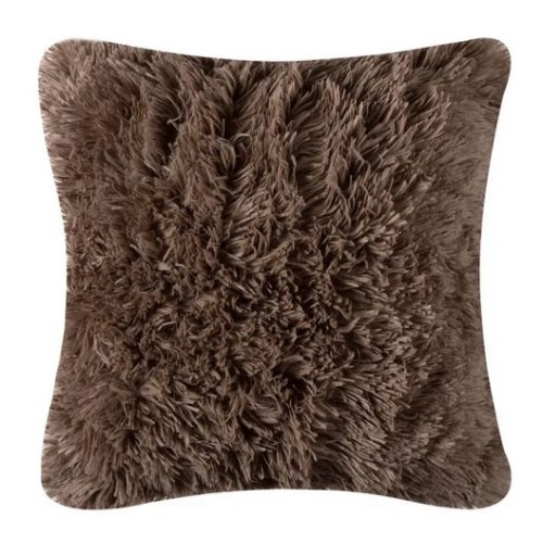 Διακοσμητική Μαξιλαροθήκη Γούνινη (45x45) Newhome Long Hair light brown