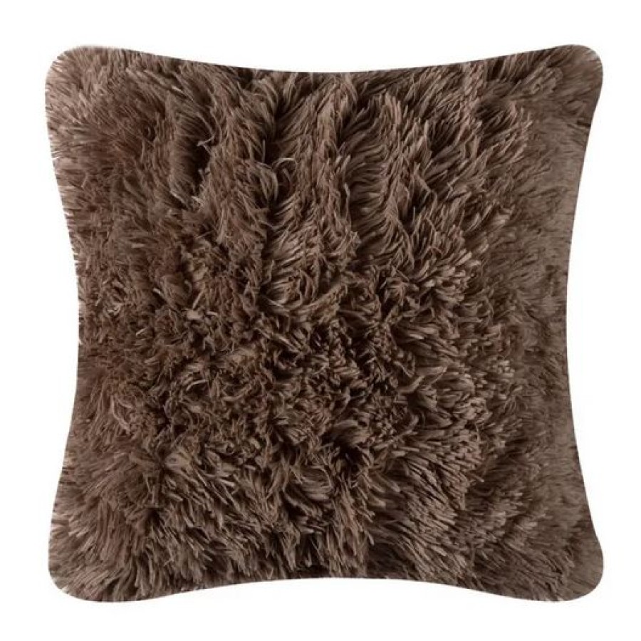 Διακοσμητική Μαξιλαροθήκη Γούνινη (45x45) Newhome Long Hair light brown