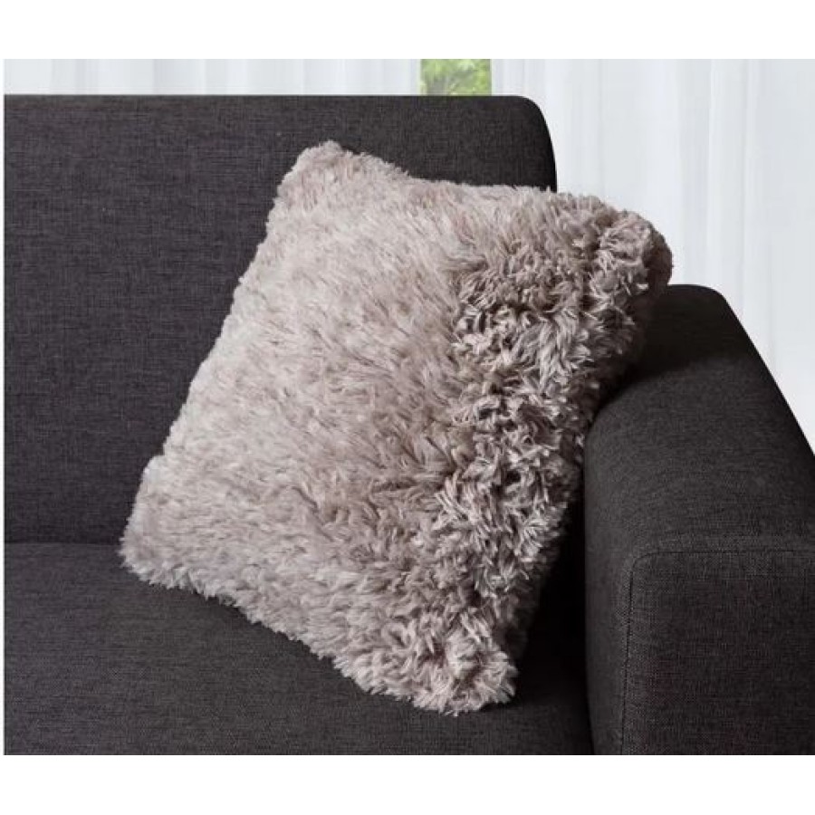 Διακοσμητική Μαξιλαροθήκη Γούνινη (45x45) Newhome Long Hair Tie Dye (μπεζ)