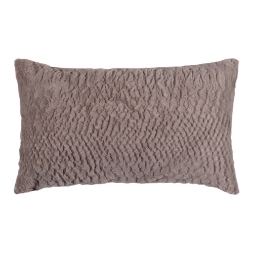 Διακοσμητική Μαξιλαροθήκη Γούνινη (30x50) Ανάγλυφη Newhome NX201 μπεζ