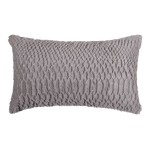 Διακοσμητική Μαξιλαροθήκη Γούνινη (30x50) Ανάγλυφη Newhome NX201 light grey