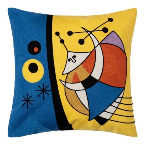 Διακοσμητική Θήκη για Μαξιλάρια Καναπέ (45x45) Ολοκέντητο Πολύγαζο Newhome 139