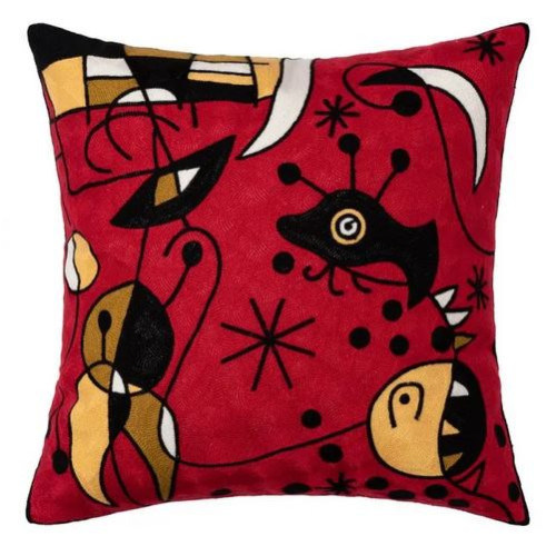 Διακοσμητική Θήκη για Μαξιλάρια Καναπέ (45x45) Ολοκέντητο Πολύγαζο Newhome 140