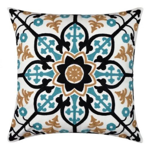 Διακοσμητική Θήκη για Μαξιλάρια Καναπέ (45x45) Ολοκέντητο Πολύγαζο Newhome A1