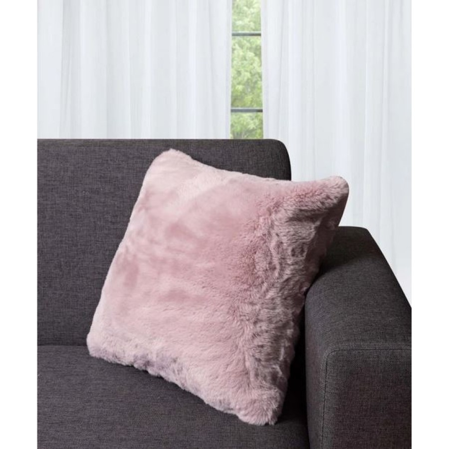 Διακοσμητική Μαξιλαροθήκη Γούνινη (45x45) Newhome Rabbit Fur amethyst