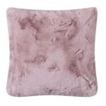 Διακοσμητική Μαξιλαροθήκη Γούνινη Με Γέμιση(45x45) Newhome Rabbit Fur pink/grey